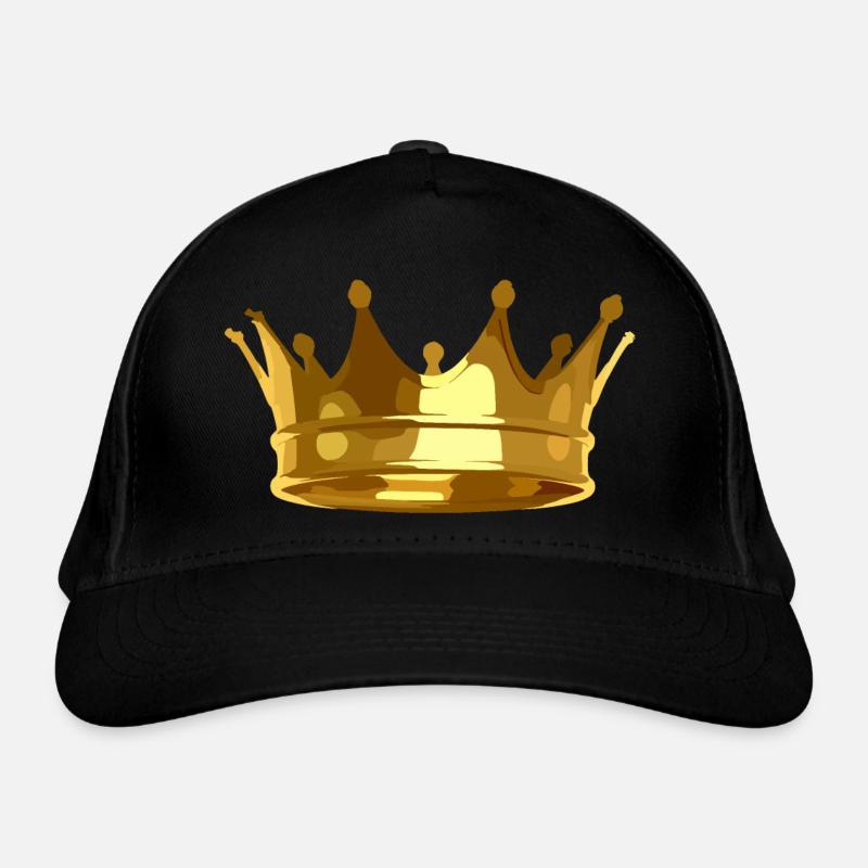 Krone Du bist der King König Bio-Baseballkappe