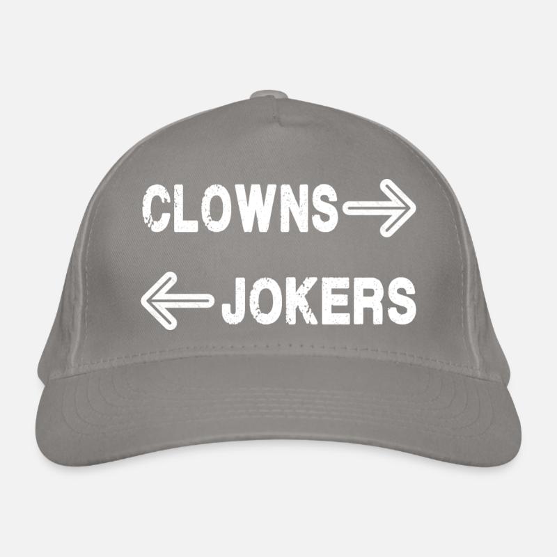 Clowns Left, Jokers Right - Meme Organic Baseball Cap