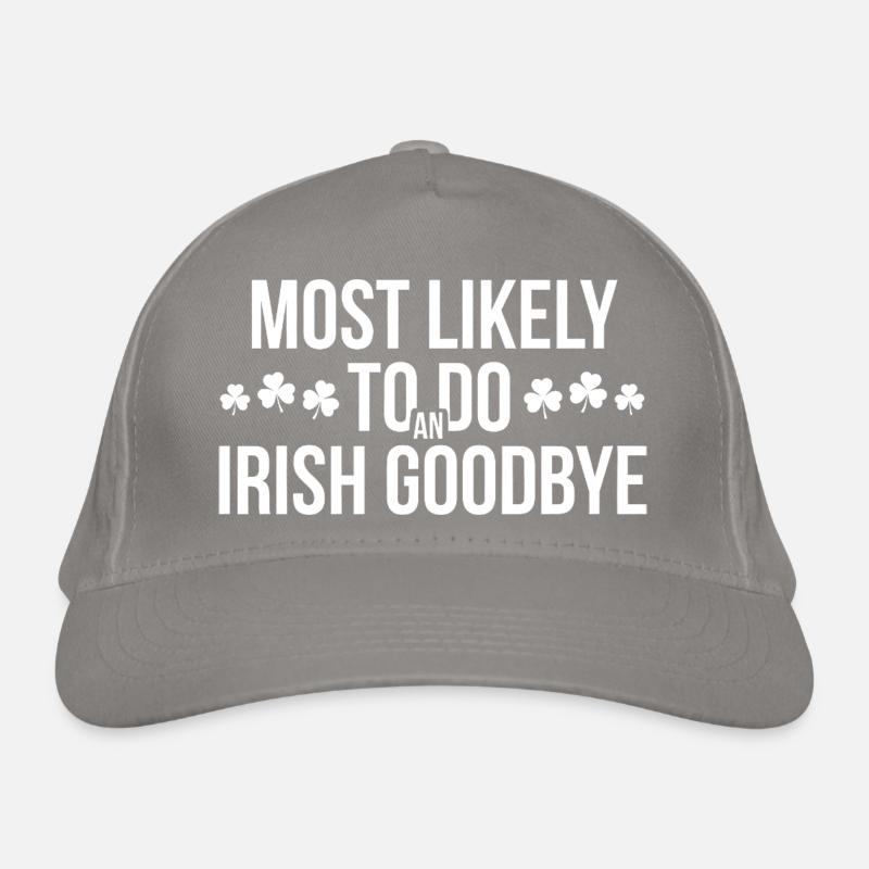 Très probablement un adieu irlandais Casquette classique bio