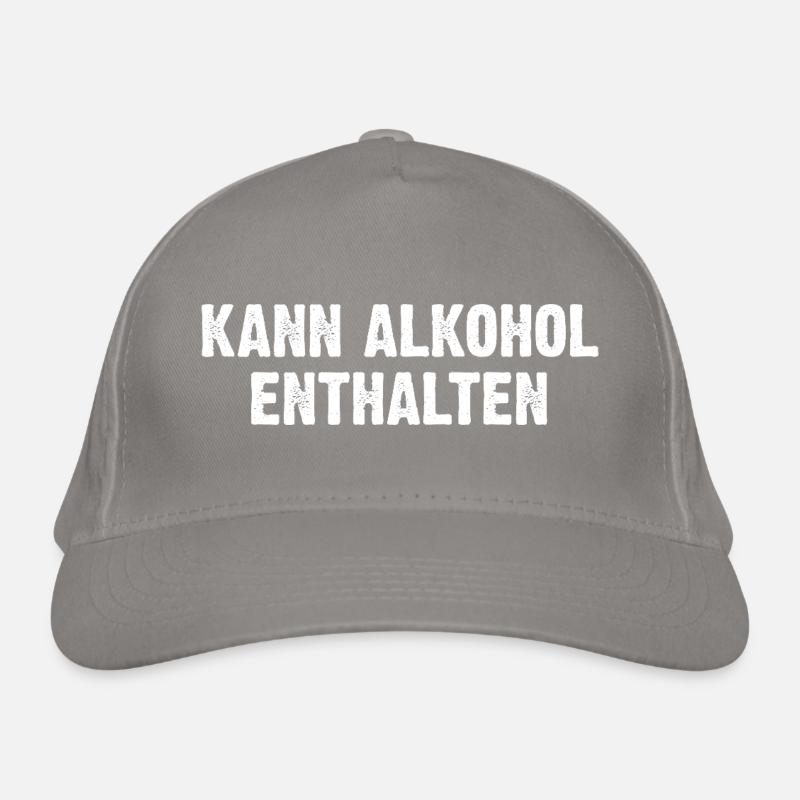 Kann Alkohol Enthalten Bio-Baseballkappe