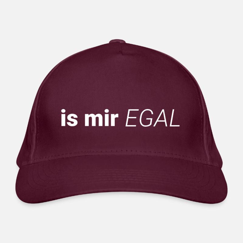 is mir egal Bio-Baseballkappe