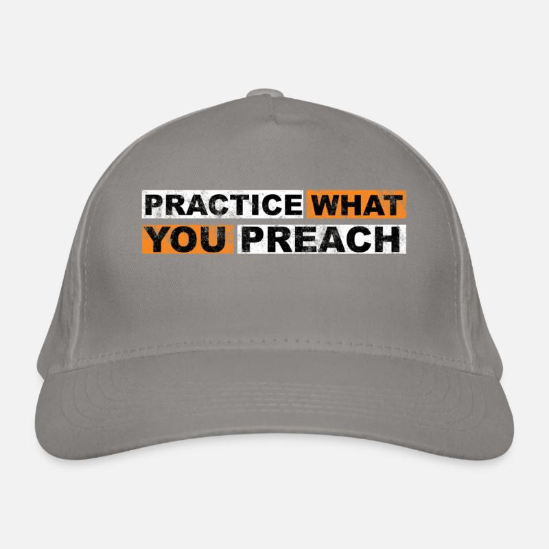 Ce que vous prêchez cru Casquette classique bio