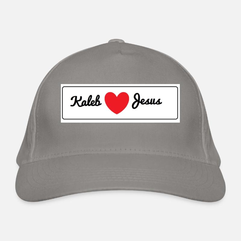 Kaleb liebt Jesus Bio-Baseballkappe
