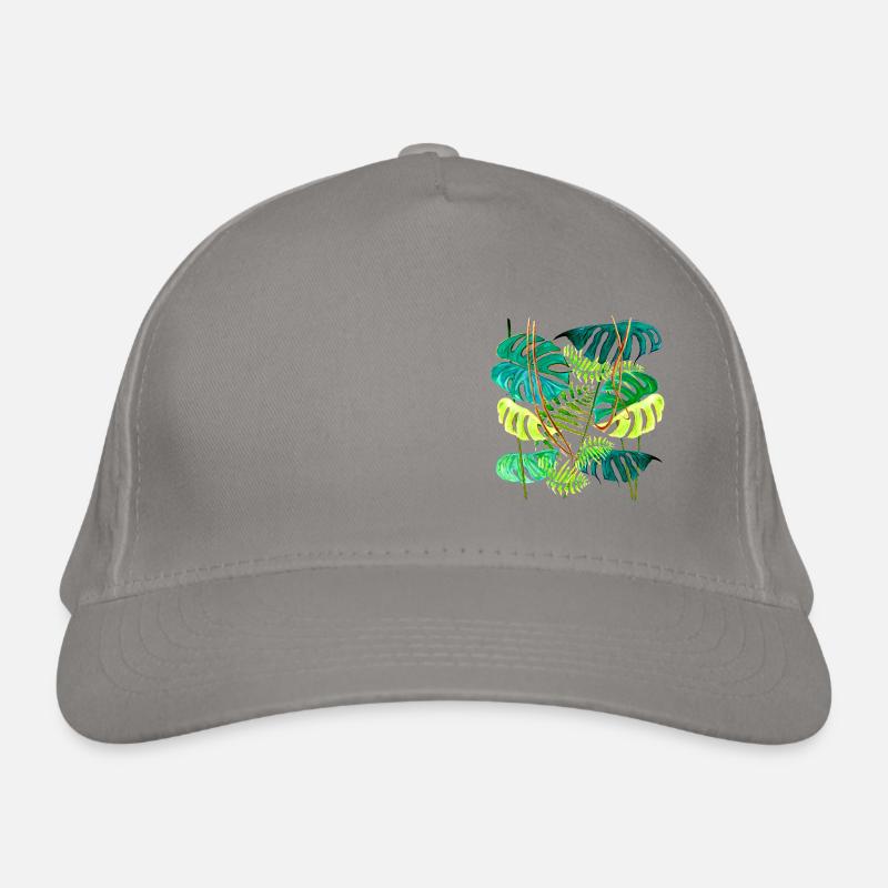 Monstera Rainforest Organic Baseball Cap