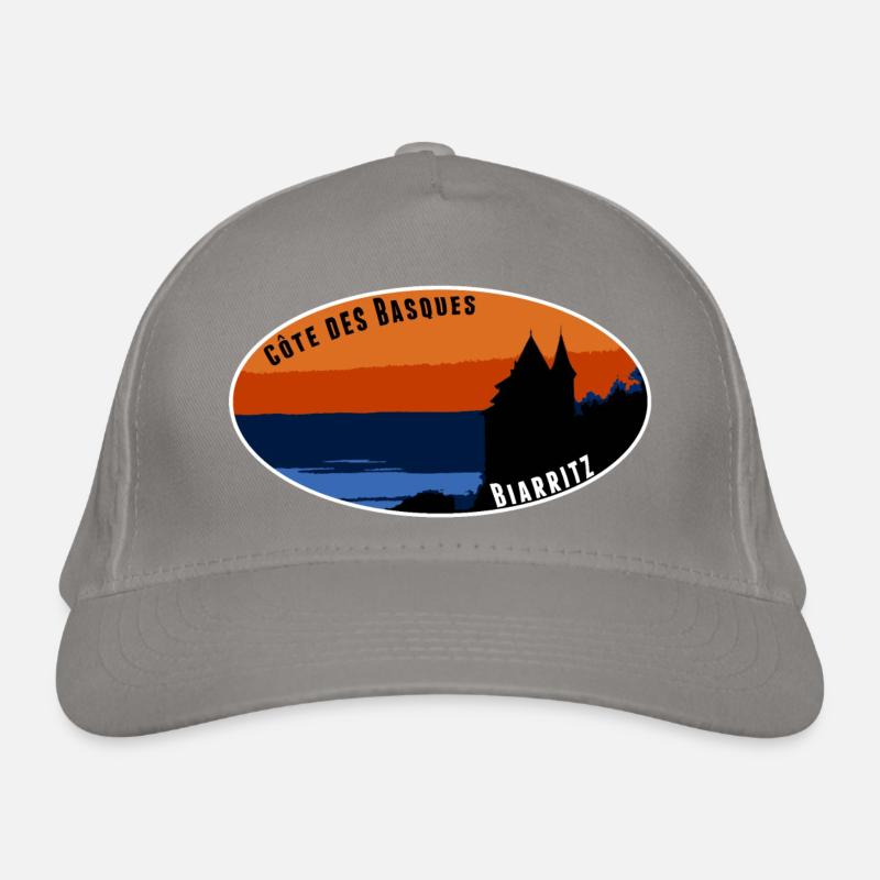 Côte des Basques Biarritz Organic Baseball Cap