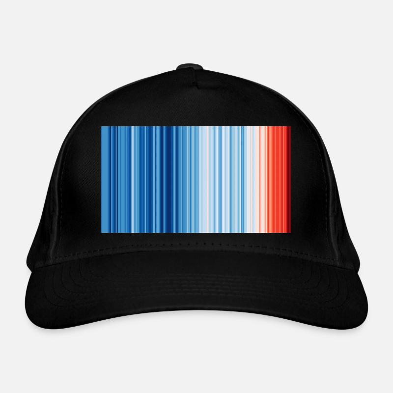 Climate Change - Show your stripes Organic Baseball Cap