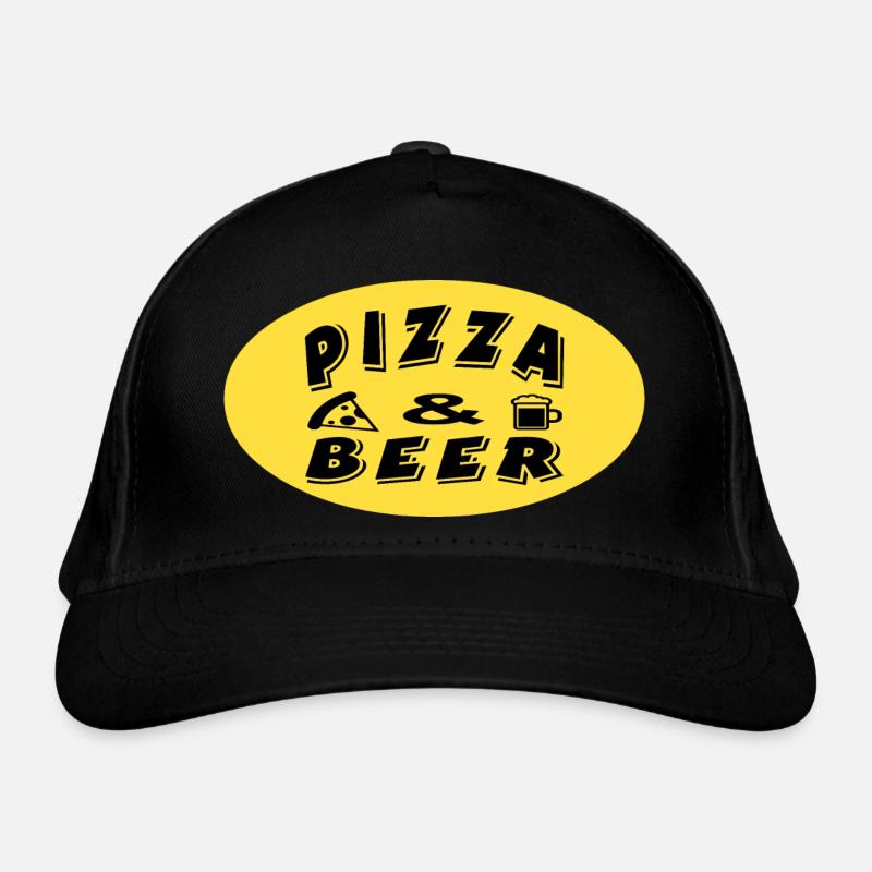 Pizza Bio-Baseballkappe