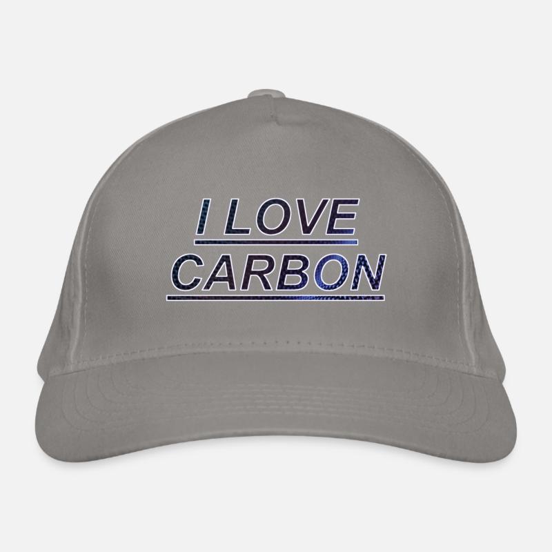 J’aime le carbone Casquette classique bio