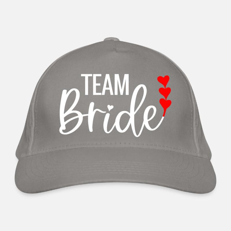 Team Bride I Bachelorettes JGA Wedding Organic Baseball Cap