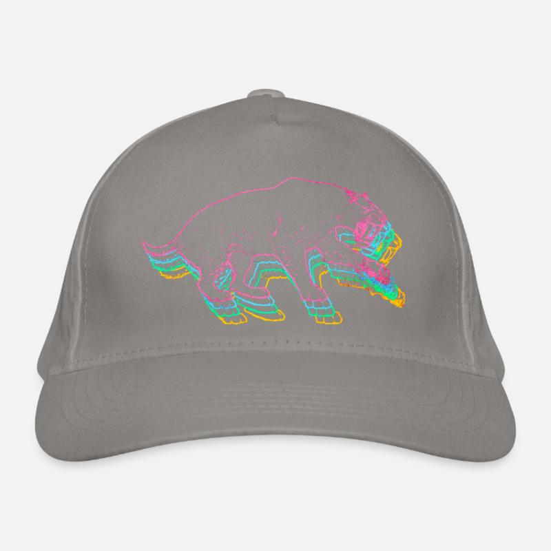 Sabre-toothed tiger Organic Baseball Cap