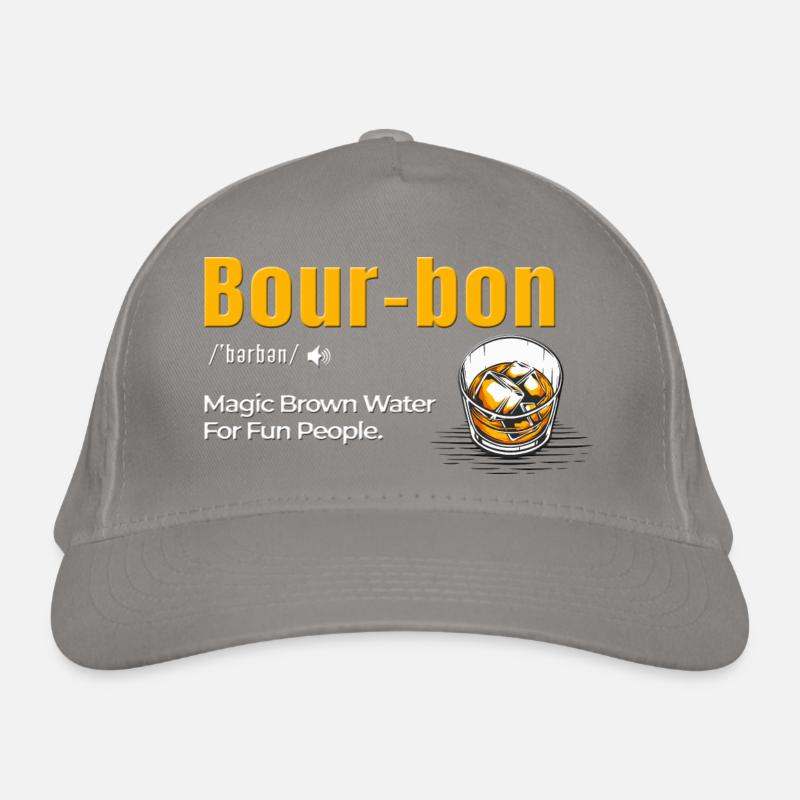 Bourbon Magic Brown water pour jokers Casquette classique bio