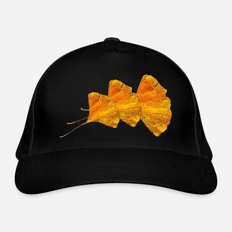 ginko blätter, blattmuster Bio-Baseballkappe