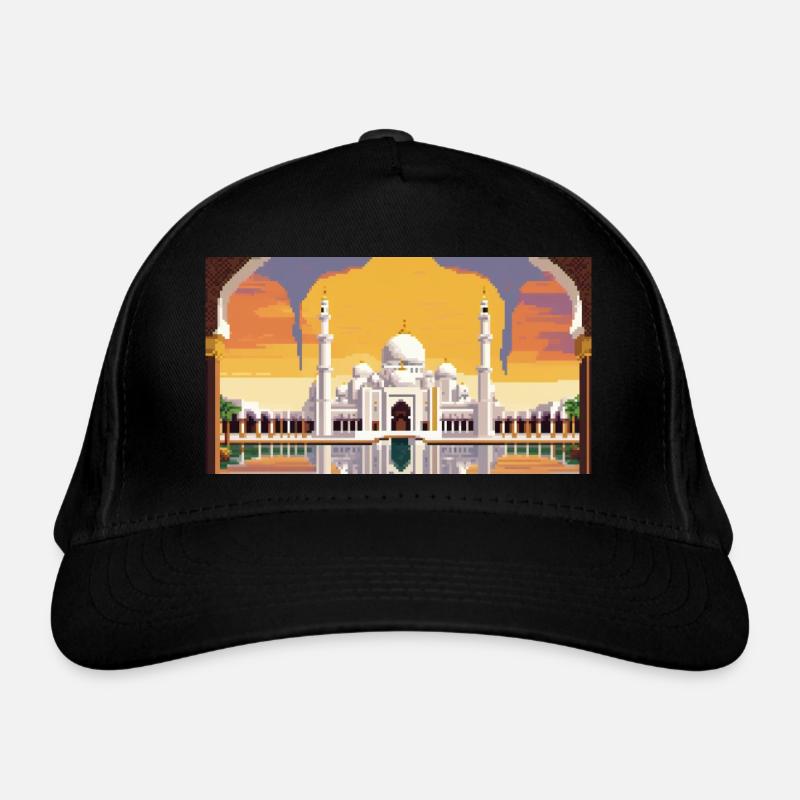 Sheikh Zayed Grand Mosque, Abu Dhabi, UAE, Pixel A Organic Baseball Cap