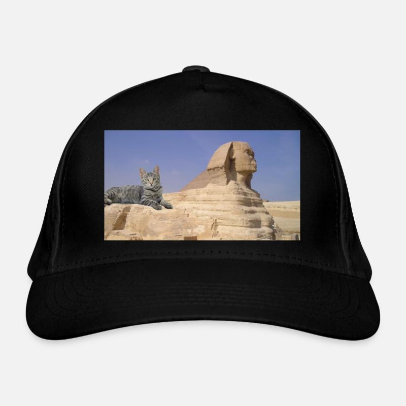Cat and Sphinx Organic Baseball Cap