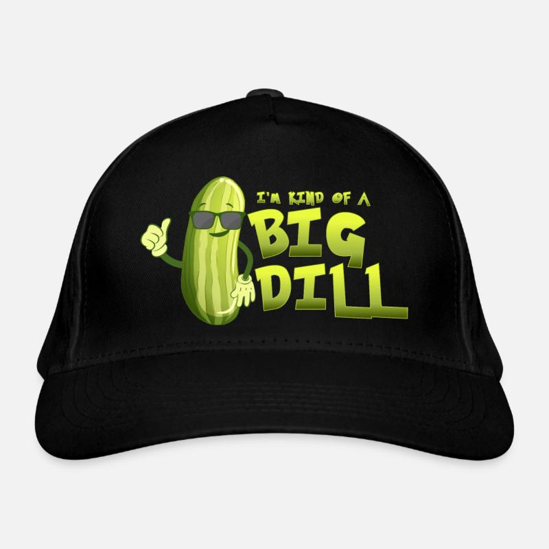 Je suis une sorte de cornichon végétalien au concombre à l’aneth Casquette classique bio