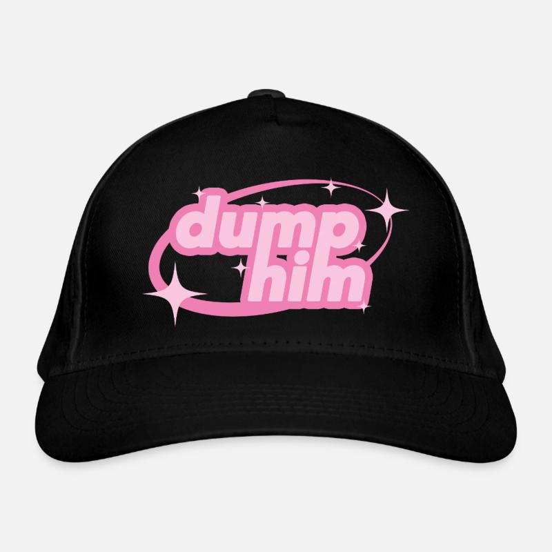 Dump Him – Girly Y2K Statement Bio-Baseballkappe