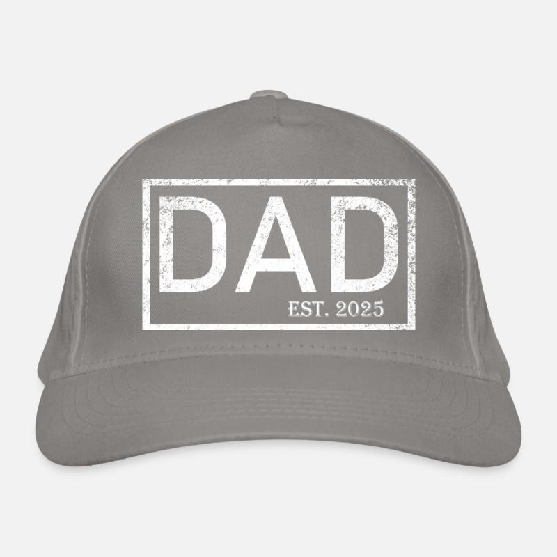 Dad est.2025 Organic Baseball Cap