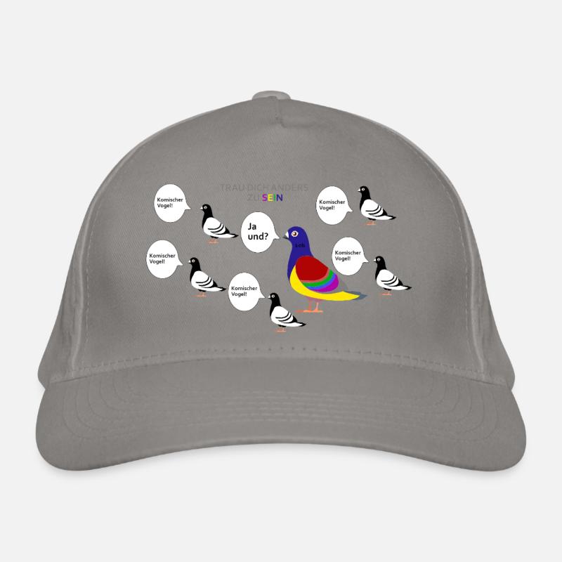 Trau dich anders zu sein Bio-Baseballkappe