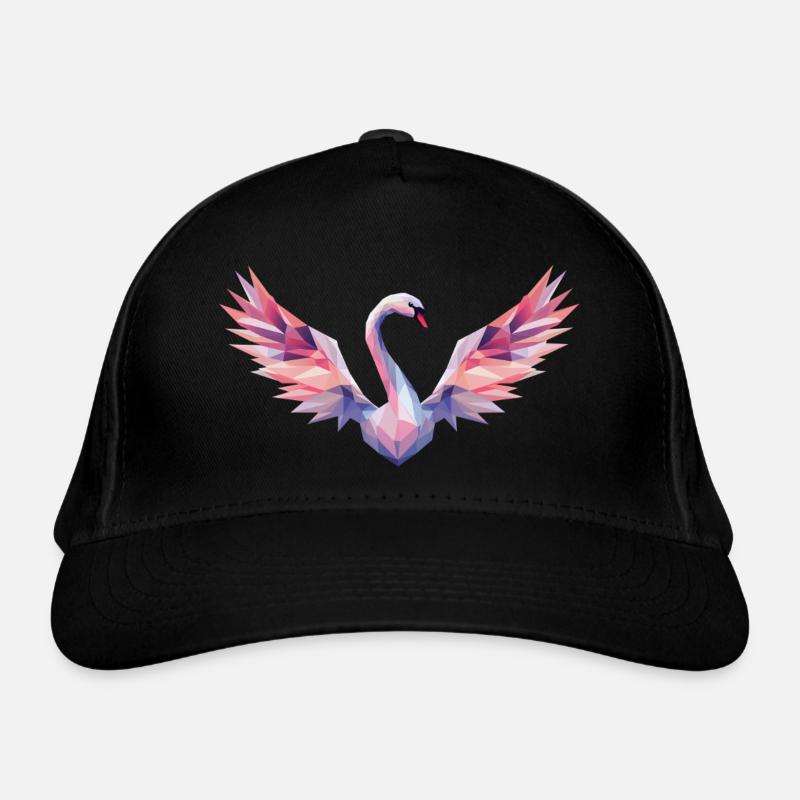 Cygne géométrique avec dégradé Casquette classique bio