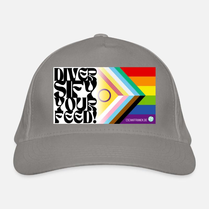 🌈♿ Pride & Disability – Inklusive Flagge Bio-Baseballkappe