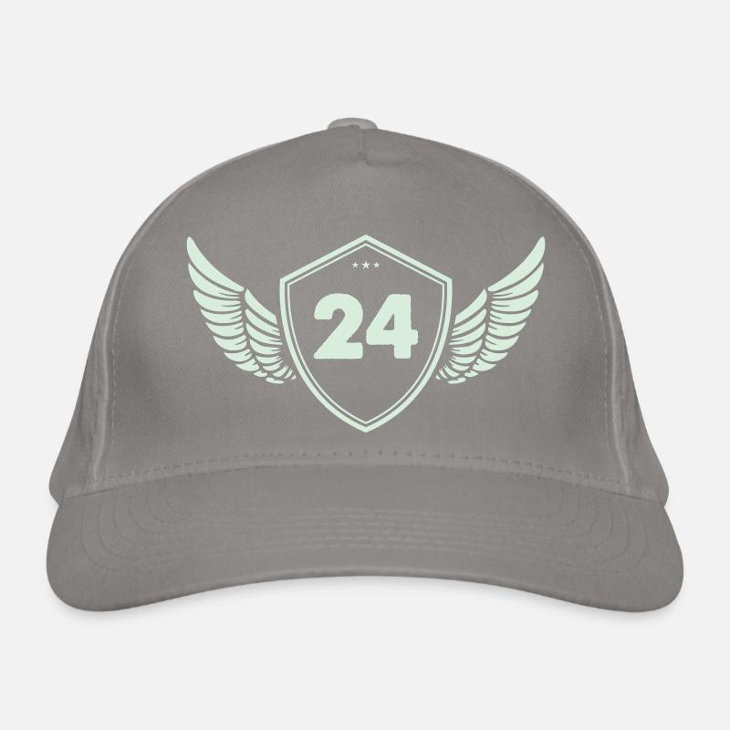 24 Bouclier avec ailes Casquette classique bio