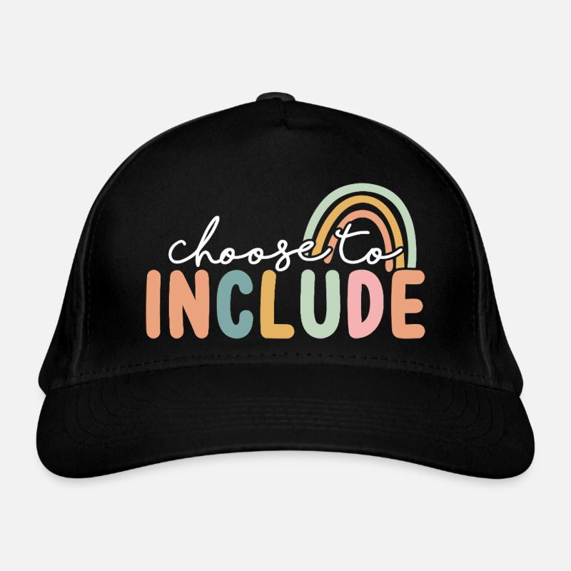 Wähle es, um Regenbogen einzubeziehen Bio-Baseballkappe