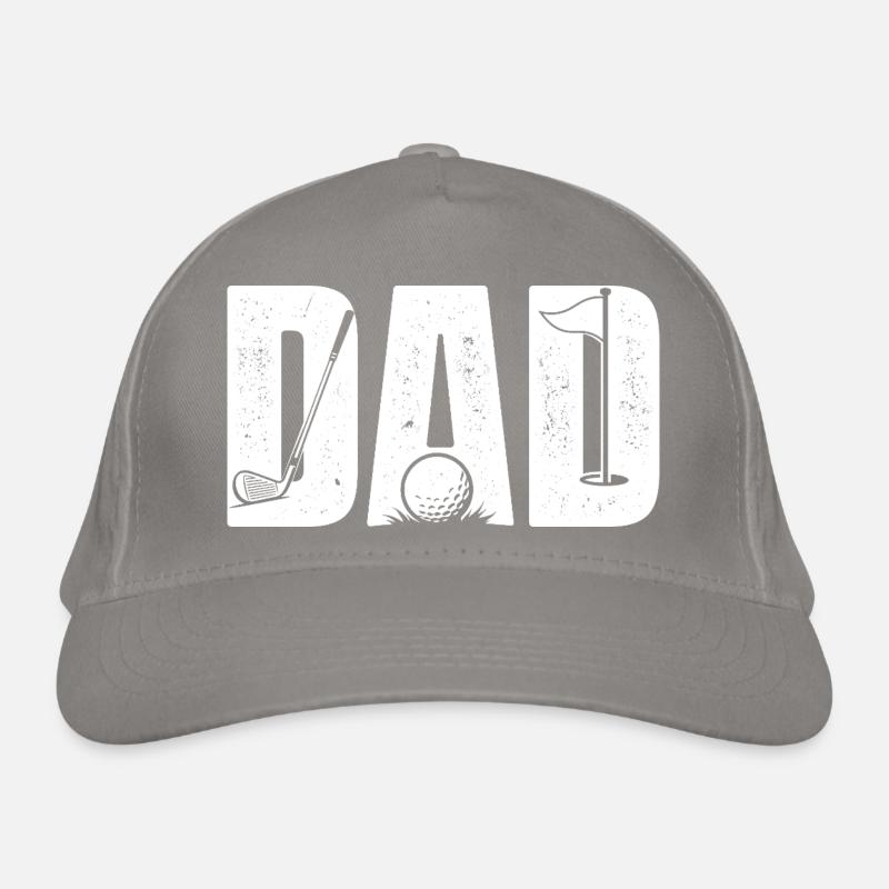 Dad Golf Player Father Fairway Lover Organic Baseball Cap