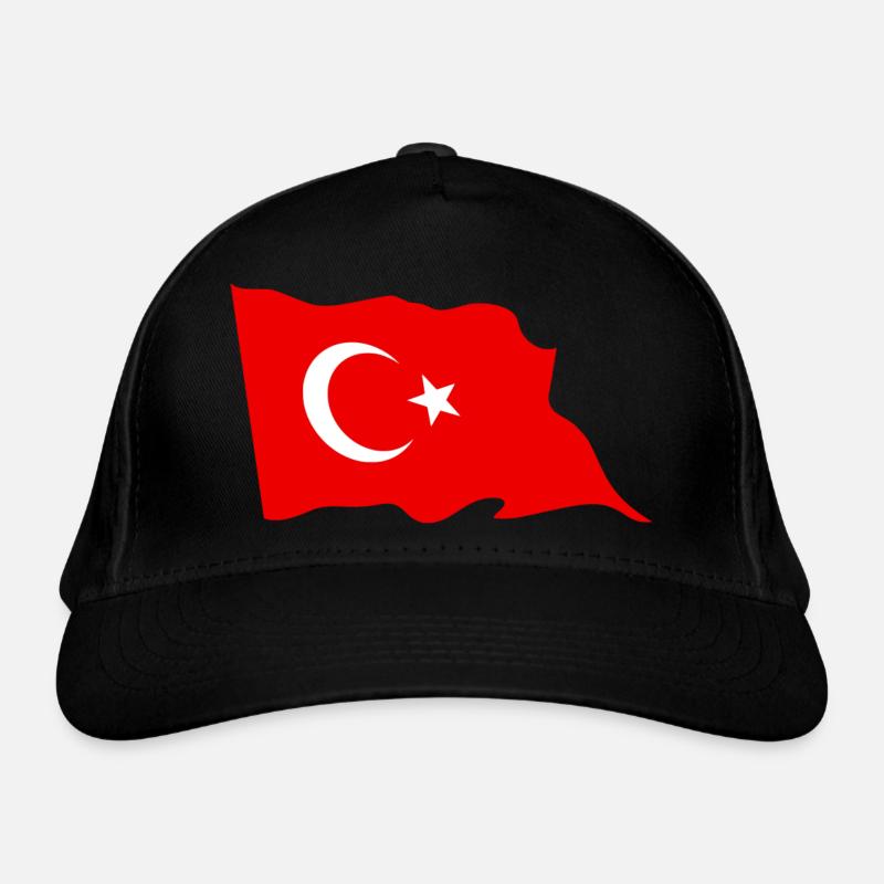drapeau Turquie Casquette classique bio
