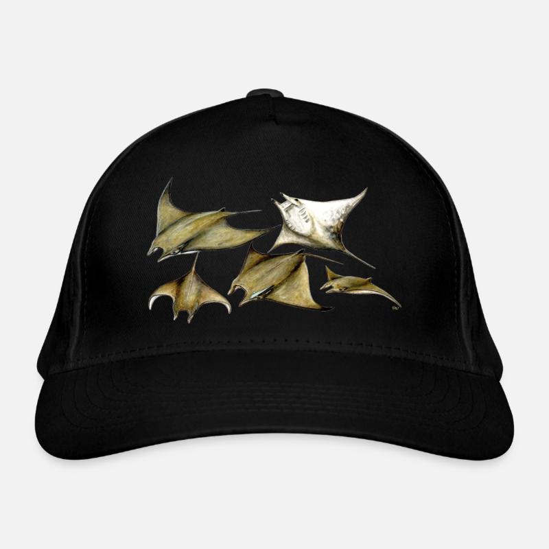 Tarapacana Mobula Stingray - Devil Fisch - Raie Bio-Baseballkappe