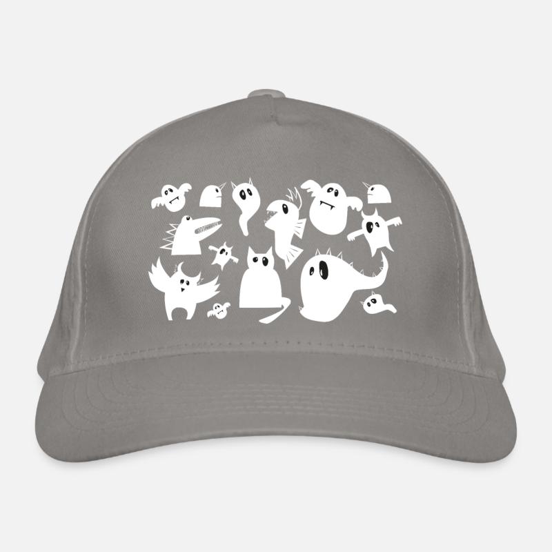 Cute Scary Monsters - Halloween Organic Baseball Cap