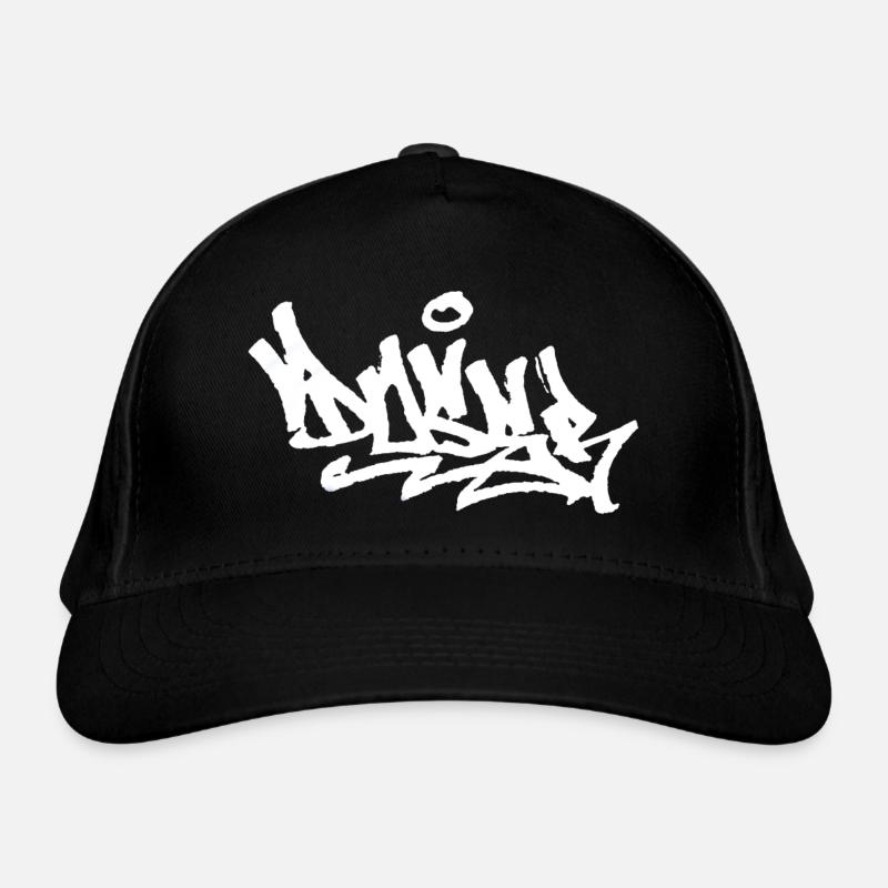 "DOSER" Graffiti Handstyle - Bio-Baseballkappe - Schwarz