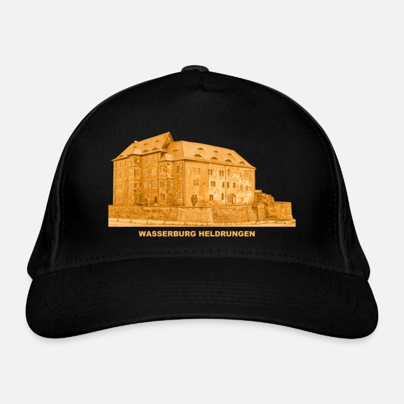 Heldrungen moated castle fortress Thuringia Organic Baseball Cap