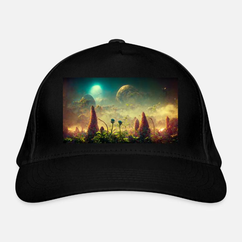 Futuristic world Organic Baseball Cap