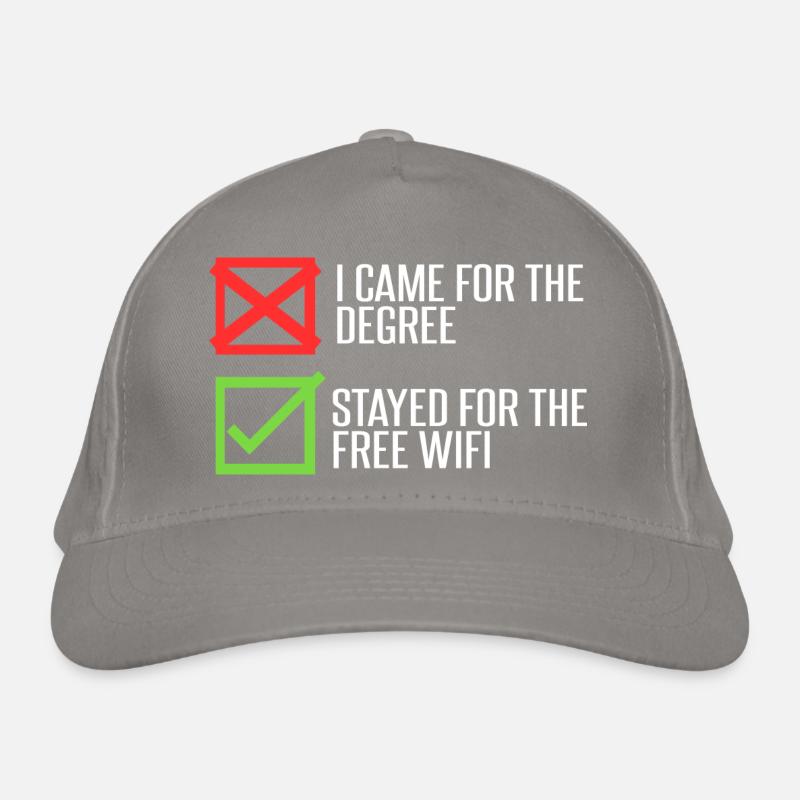 Stayed For The Wi-Fi Organic Baseball Cap