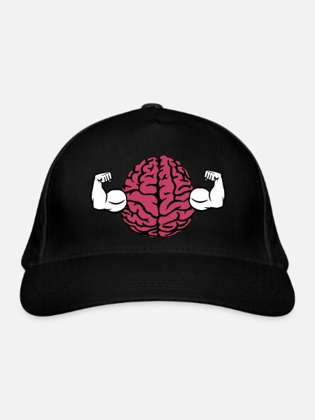 Strong Mind - Organic Baseball Cap - black