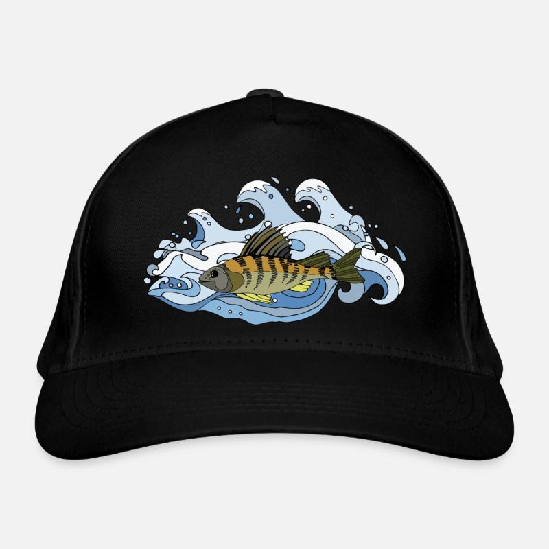 Fisch Bio-Baseballkappe