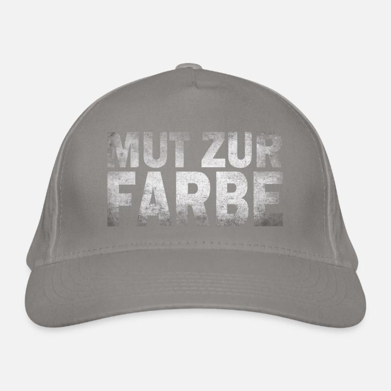 Mut zu Farbe Bio-Baseballkappe