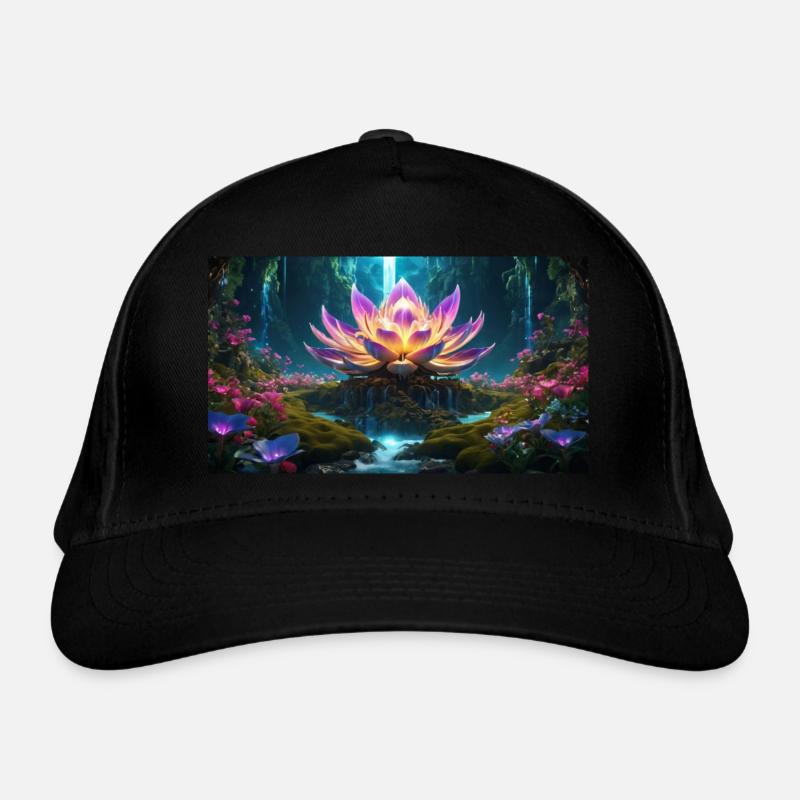 Fleur de lotus Casquette classique bio