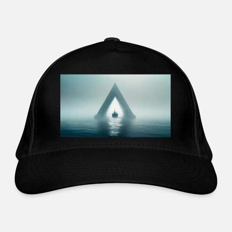creepy mythical places – Bermuda Triangle Organic Baseball Cap