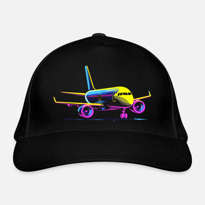Style de dessin animé d’avion Casquette classique bio