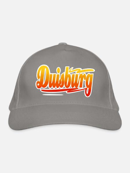 Duisbourg - Casquette classique bio - gris clair - Devant
