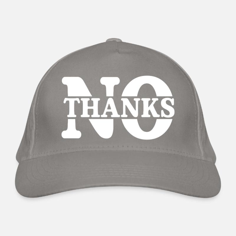 Non merci Casquette classique bio