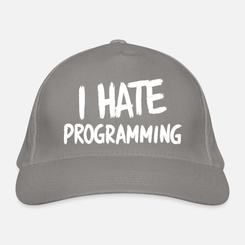 Ich hasse Programmieren, spaßiger PC-CPU-Programmierer Bio-Baseballkappe