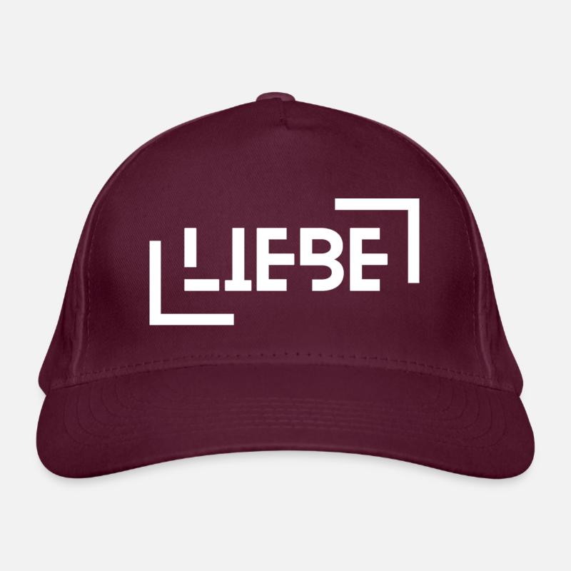 Liebe Bio-Baseballkappe