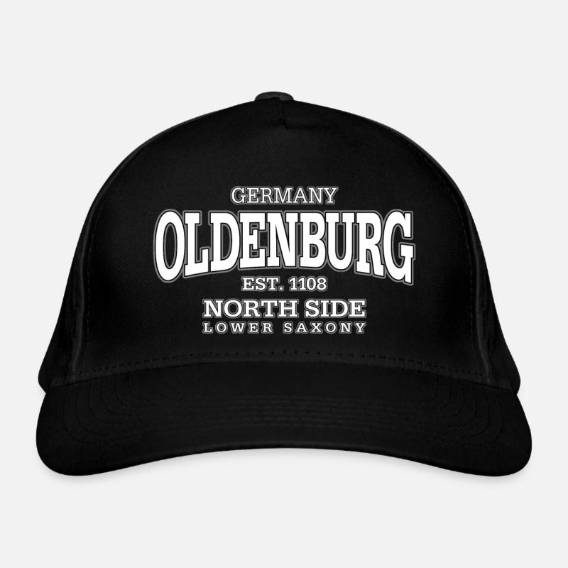 Oldenburg (white) Bio-Baseballkappe