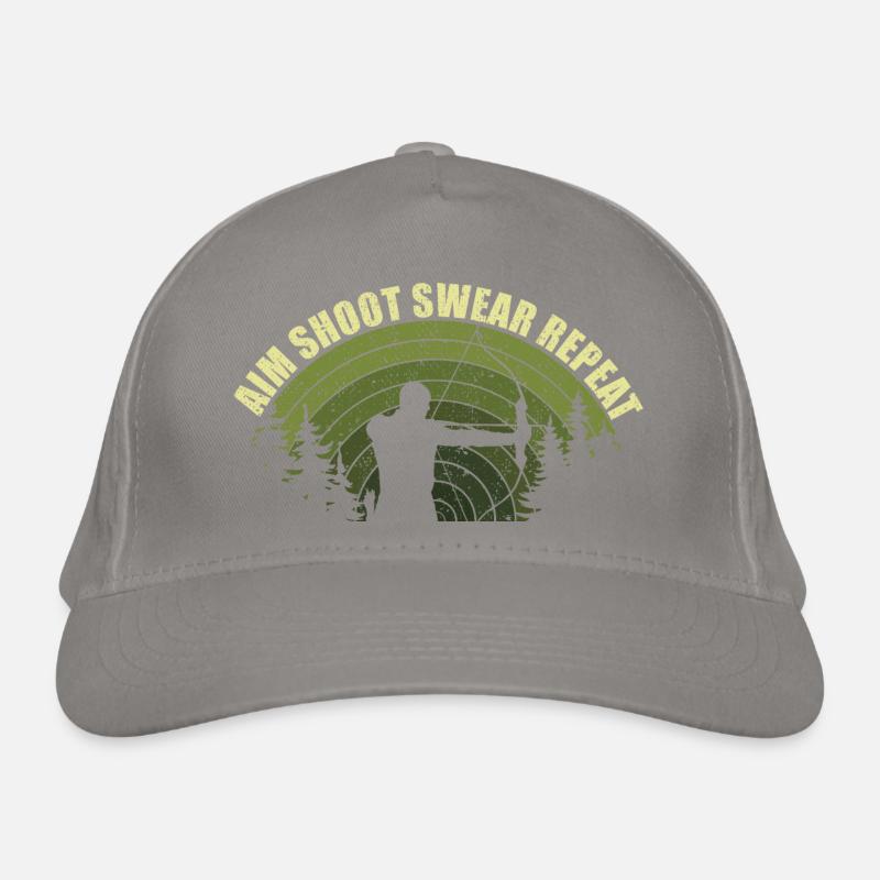 Fun archery bow hunting bowhunter bowhunting bow Organic Baseball Cap