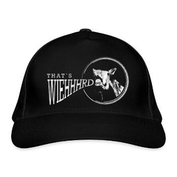 Wehhhried - Bio-Baseballkappe - Schwarz - Vorne