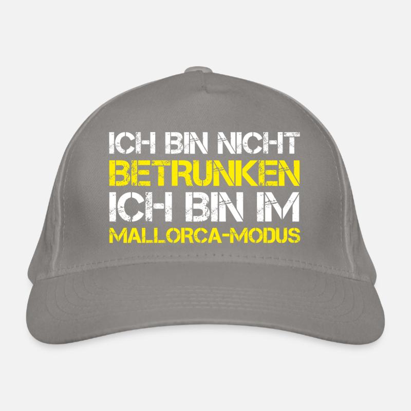 ICH BIN NICHT BETRUNKEN, ICH BIN IM MALLORCA MODUS Bio-Baseballkappe