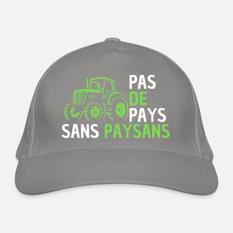 Traktor, Bauer, Bauer, ich bin Bauer Bio-Baseballkappe