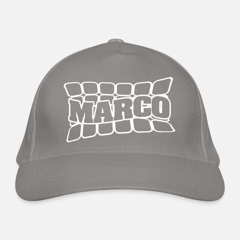 Marco as a name Organic Baseball Cap